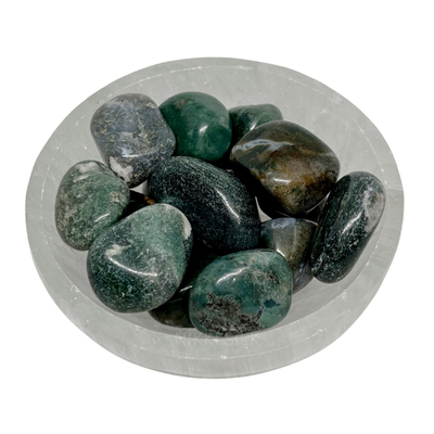 MOSS AGATE (Crystal Tumbles) - Image 2