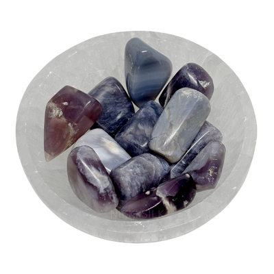 PURPLE CHALCEDONY (Crystal Tumbles) - Image 2