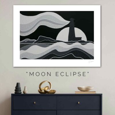 MOON ECLIPSE PRINT