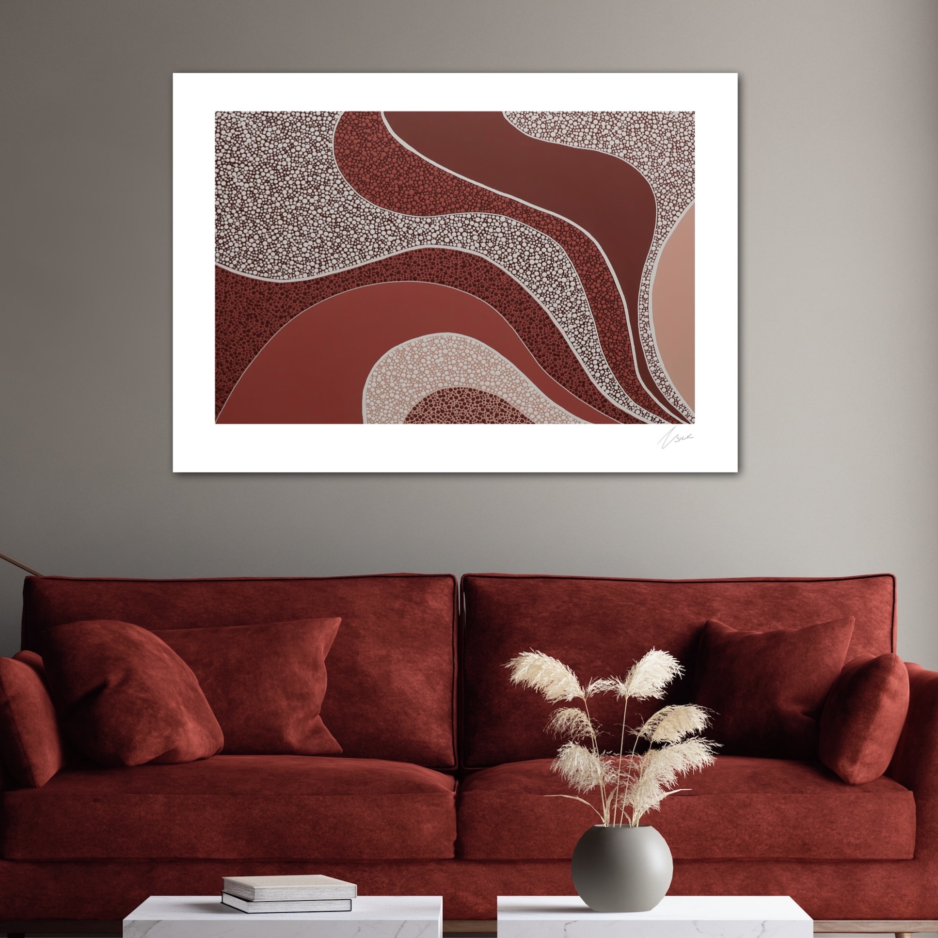 CRIMSON SPLASH PRINT - Image 3