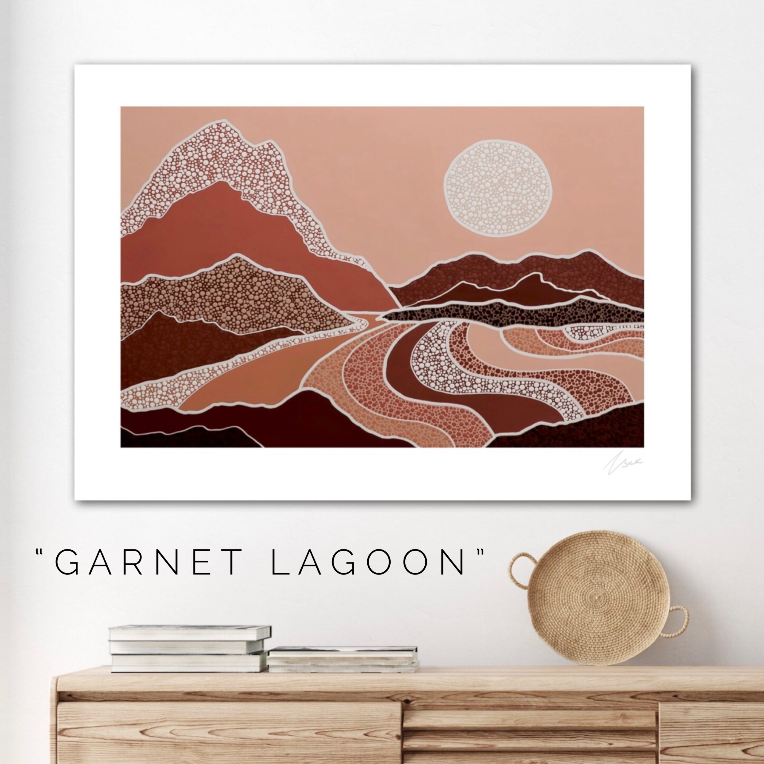 GARNET LAGOON PRINT