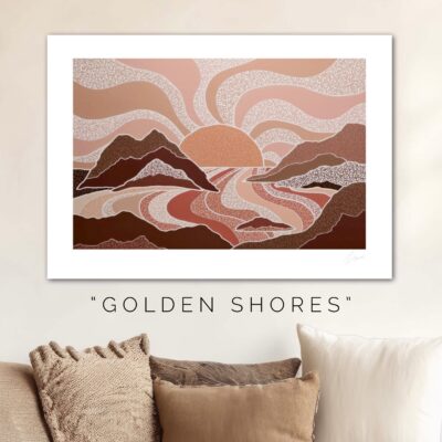 GOLDEN SHORES PRINT