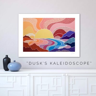 DUSK'S KALEIDOSCOPE PRINT