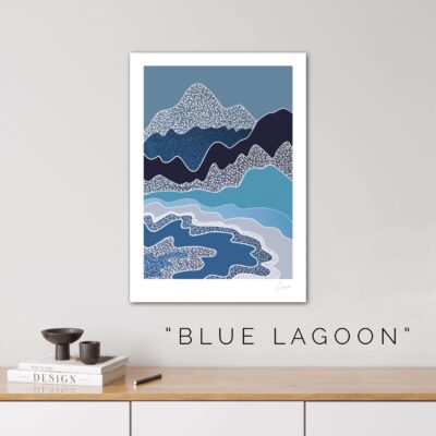 BLUE LAGOON PRINT