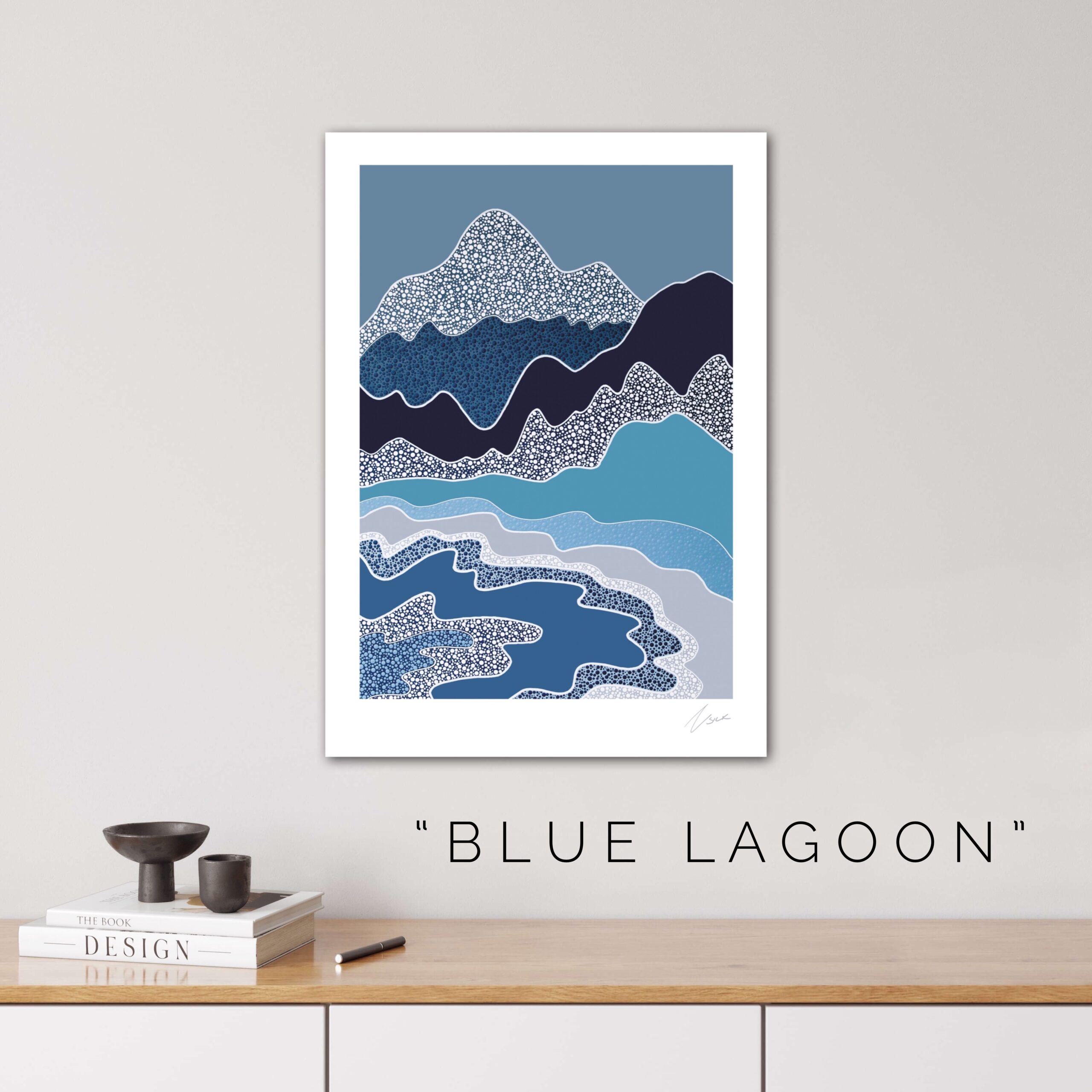 BLUE LAGOON PRINT