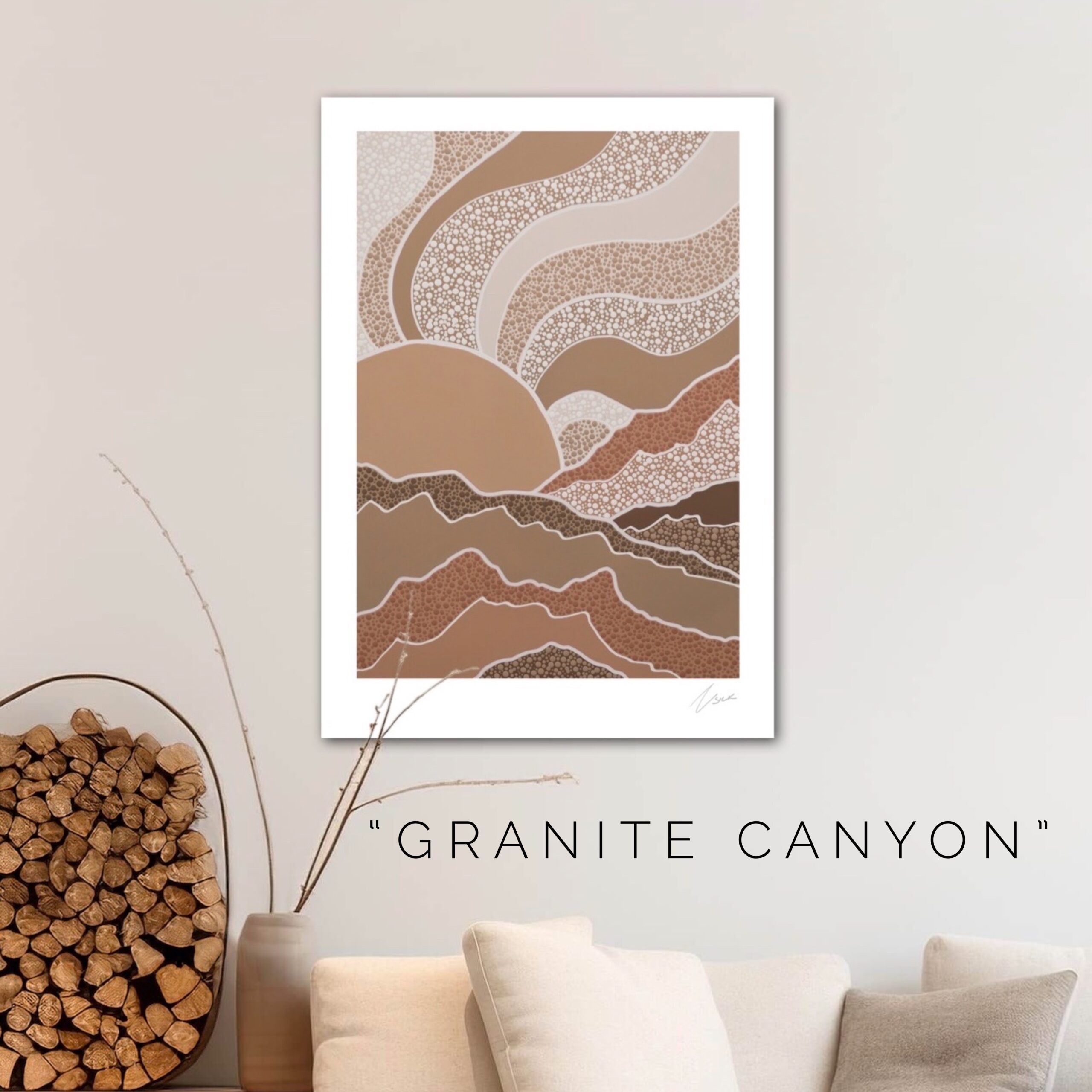 GRANITE CANYON PRINT
