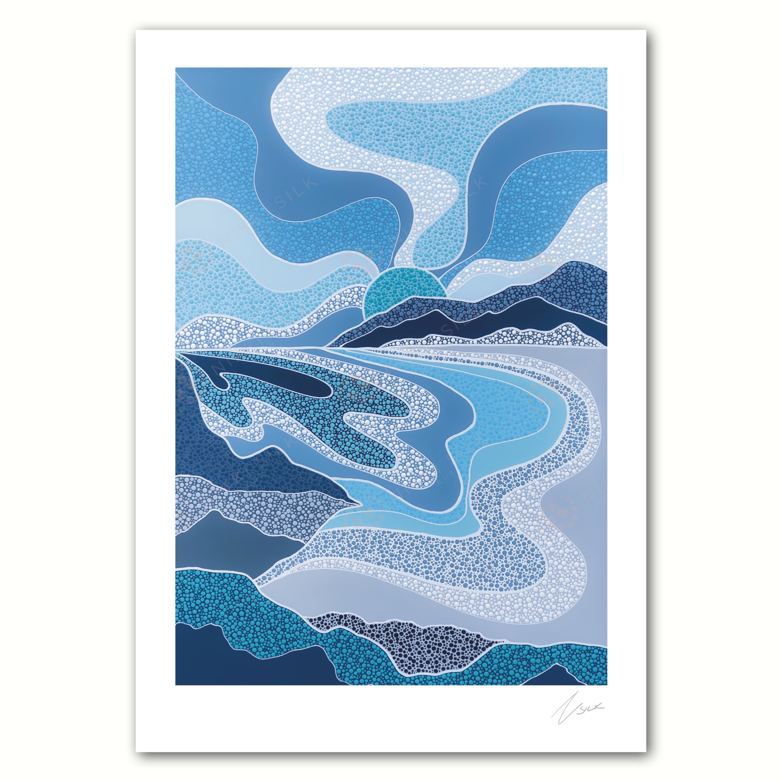 SUNSET BLUE PRINT - Image 2