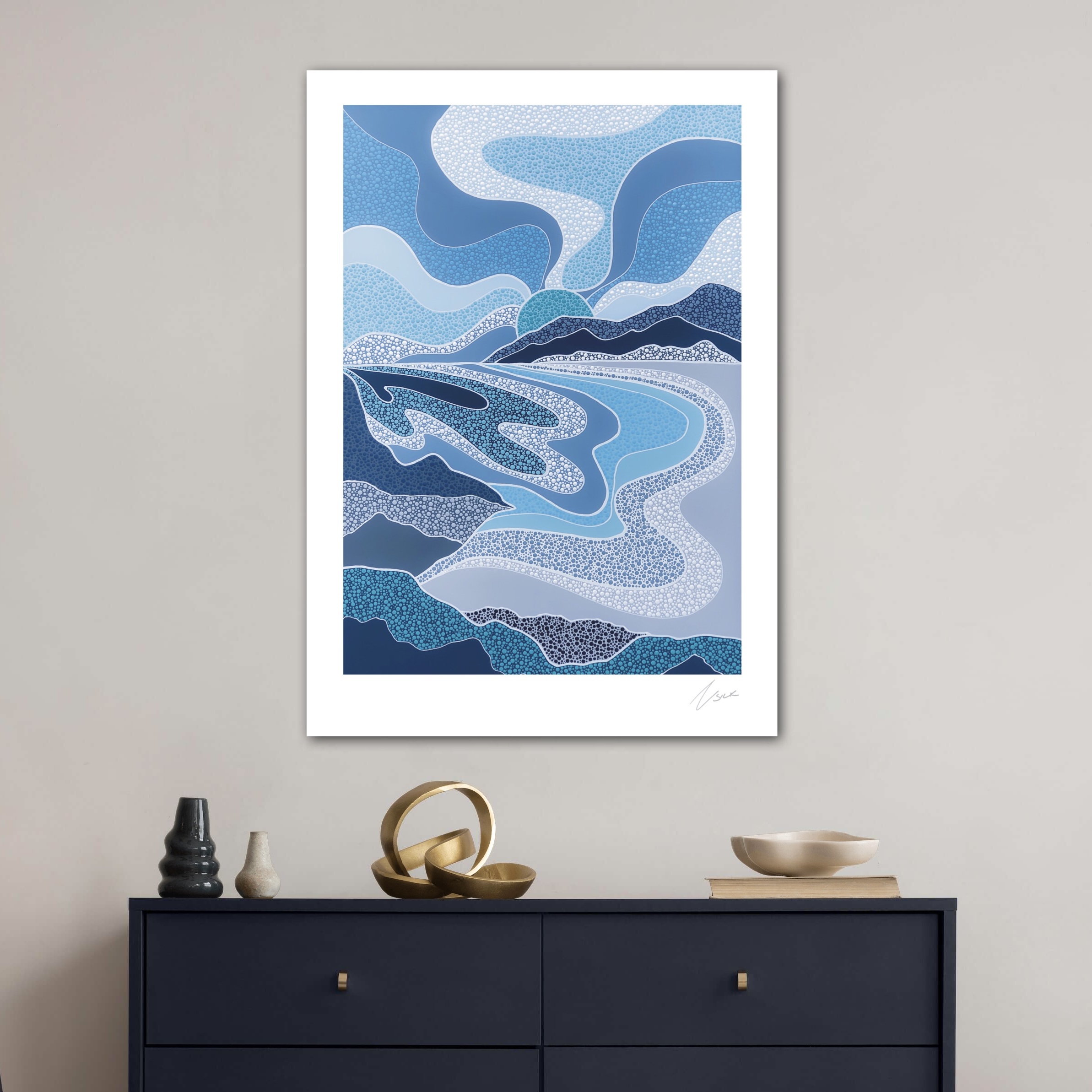 SUNSET BLUE PRINT - Image 4