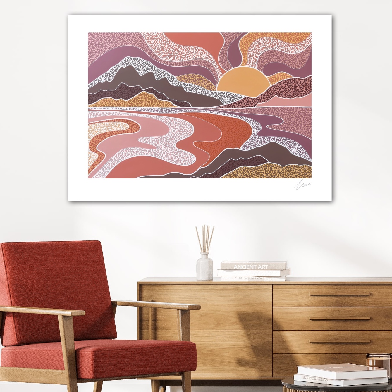 SUNSET LAKE PRINT - Image 4