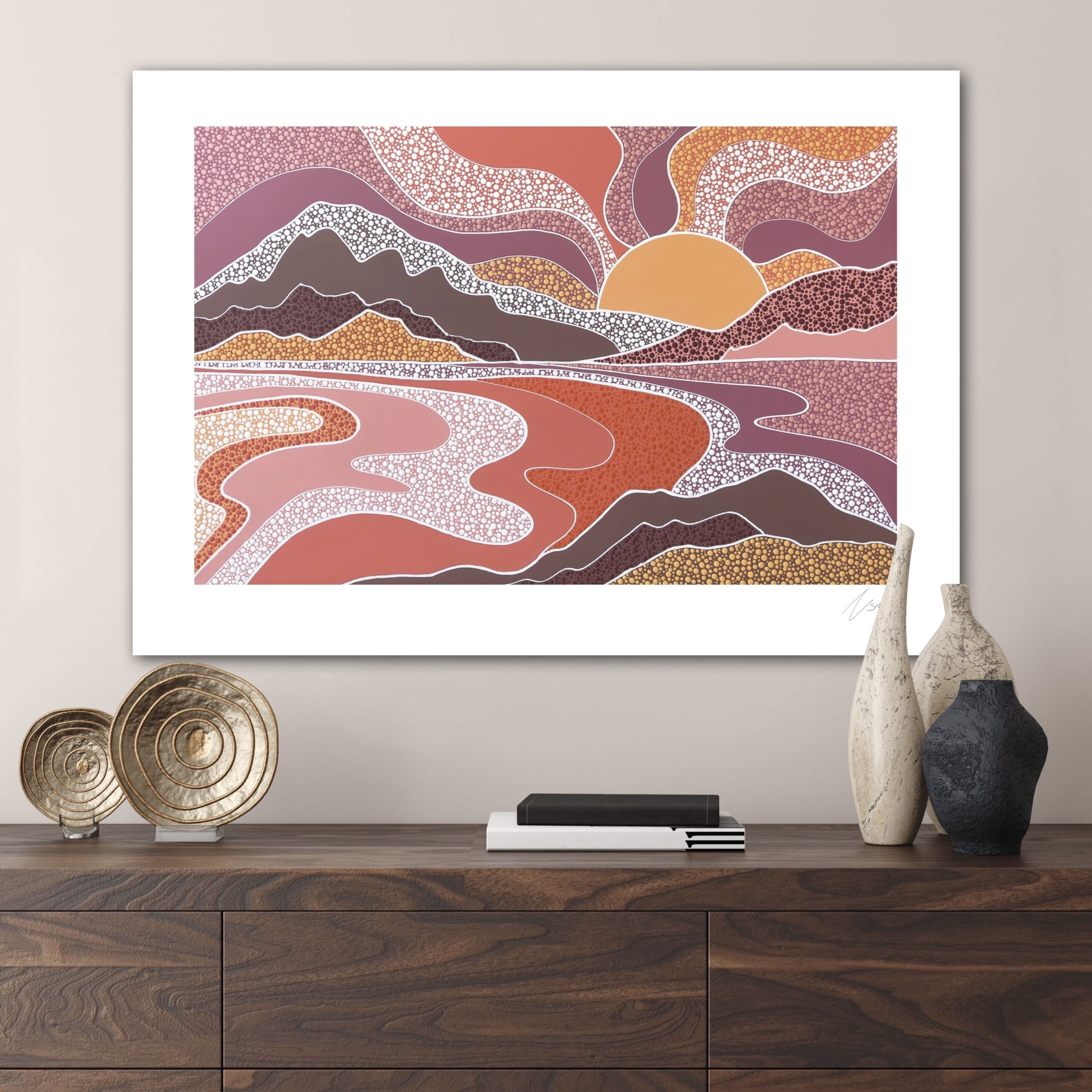 SUNSET LAKE PRINT - Image 3
